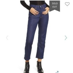 Levi’s Wedgie High Waist Crop Straight Leg Jean​